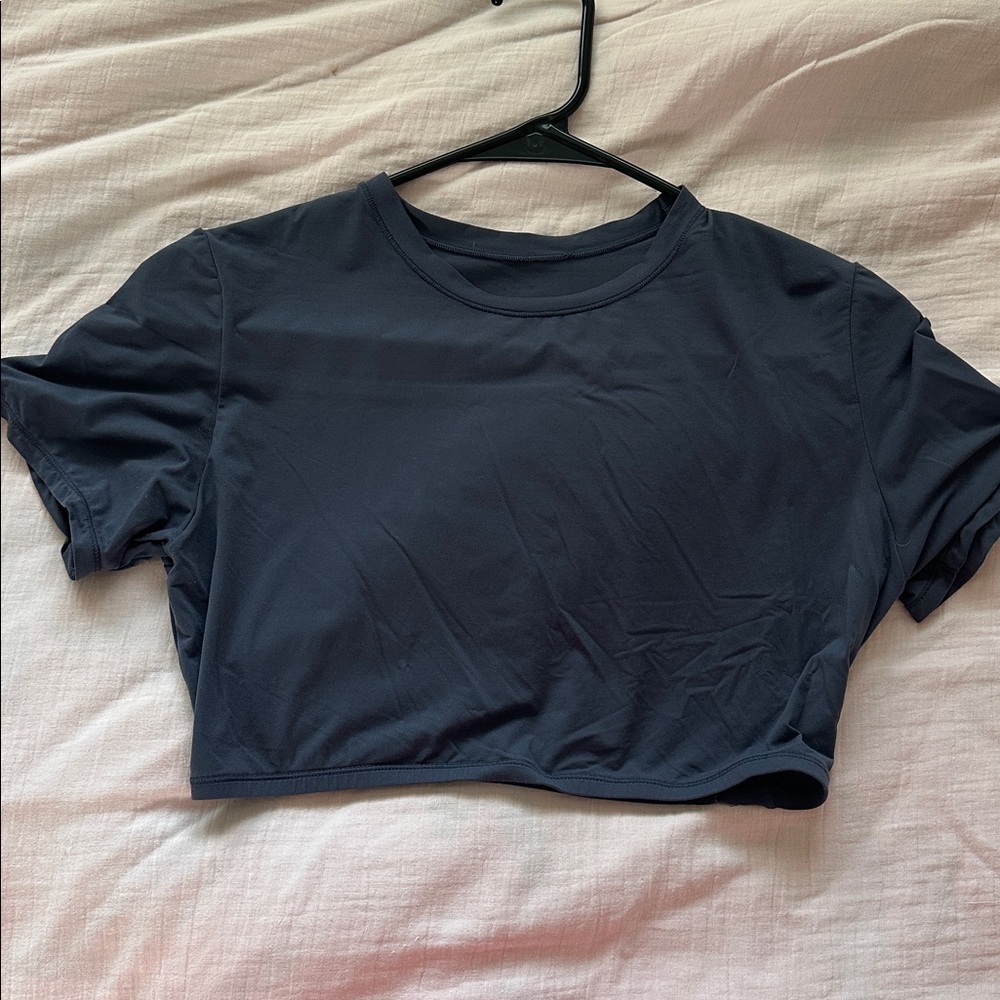 Skims FITS EVERYBODY SUPER CROPPED T-SHIRT | MARINE